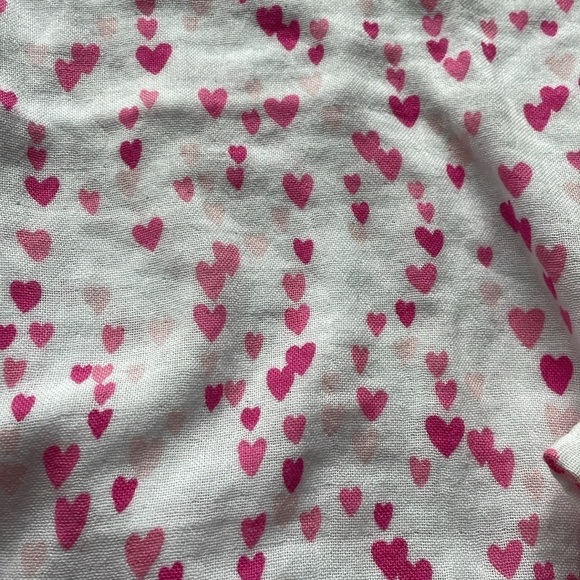 NWT BeachLunchLounge Pink Heart Button-Up Shirt size XS/S - Picture 3 of 7